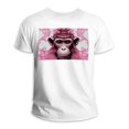 thumbnail image 1 of Pink Monkey Men's Classic White 100% Cotton T-Shirt | Soft & Breathable Tee for Everyday Comfort, 1 of 5