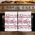 thumbnail image 1 of Pink Mother's Day Kitchen Towels Set of 3, Watercolor Flowers Modern Polka Dot Striped Absorbent Dish Towels for Kitchen, Microfiber Hand Towel, Quick Drying Tea Towel for Cleaning Dishcloths, 1 of 7