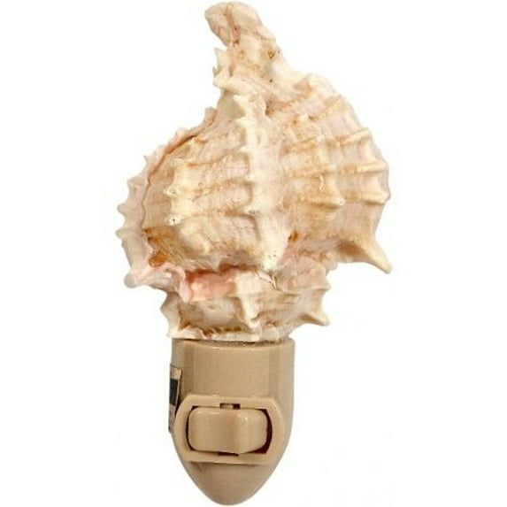 Pink Murex Natural Seashell LED Night Light