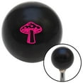 thumbnail image 1 of Pink Mushroom Black Shift Knob with M16 x 1.5 Insert Shifter Auto Manual Custom Brody, 1 of 1