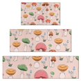 thumbnail image 1 of Pink Mushroom Cartoon Light Pattern Kitchen Rugs Sets Of 3,Kitchen Runner Rugs Non Skid Washable,Decorative Kitchen Floor Mats for Kitchen,Sink,Laundry,17"x30"+ 17"x47" + 17"x59", 1 of 6