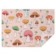 thumbnail image 1 of Pink Mushroom Cartoon Light Pattern Rectangle Tablecloth 60"x84",Waterproof Polyester Rectangle Table Cloth, Wipeable Spillproof Polyester Tablecloth for Dining, Camping, Indoor and Outdoor, 1 of 5