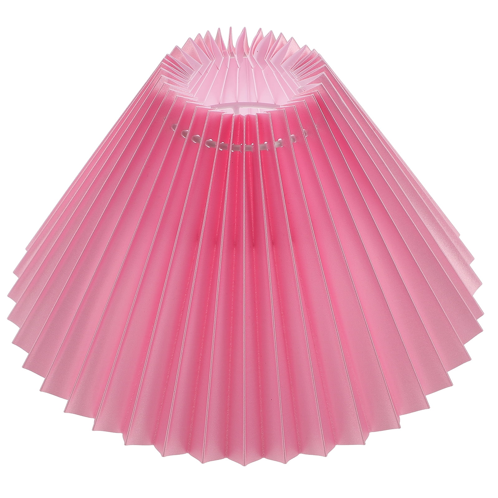 Pink Mushroom Lamp Shade Pleated Fabric Lamp Shade Vintage Lamp Shades ...