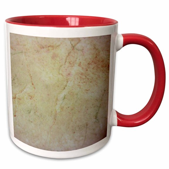 3drose, Pink N Green Slate, 15oz Two-tone Red Mug
