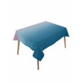 thumbnail image 1 of Pink Navy Table Cloth 52x70 Inch Rectangle, Blue Gradient Waterproof Tablecloth Washable Table Cover for Party Picnic Dinner Decor, 1 of 9