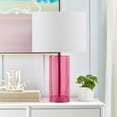 thumbnail image 1 of Pink Neonova Glass Table Lamp, 1 of 11