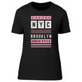 thumbnail image 1 of Pink New York Brooklyn T-Shirt Men -Image by Shutterstock, Male Large, 1 of 4