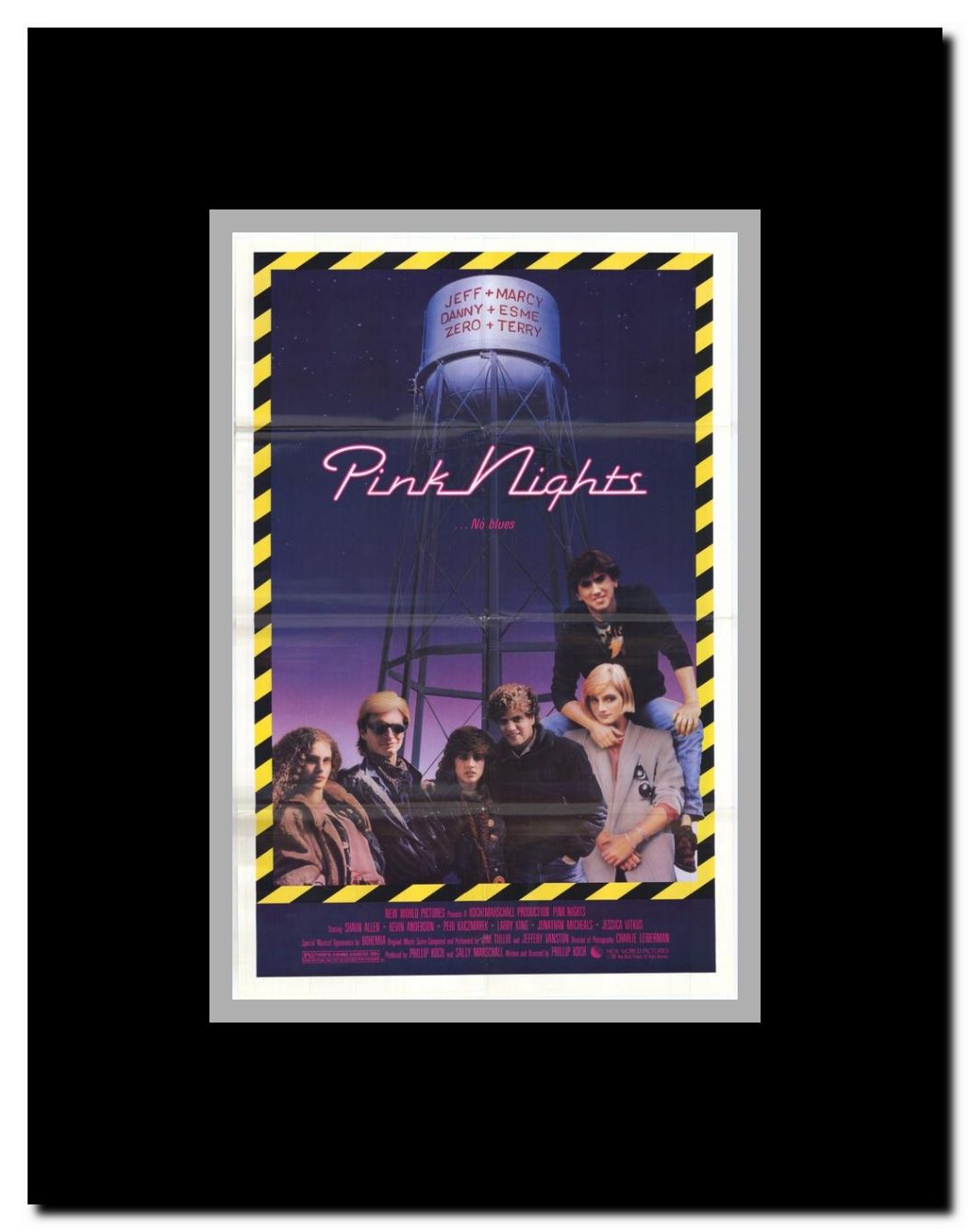 Pink Nights Framed Movie Poster