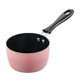 thumbnail image 1 of Pink Nonstick Mini Saucepan - 0.5QT Butter Warmer with Dual Spouts, Ergonomic Handle for Milk Heating & Chocolate Melting, Small Cooking Pot for Kitchen, Breakfast & Coffee Clearance, 1 of 5