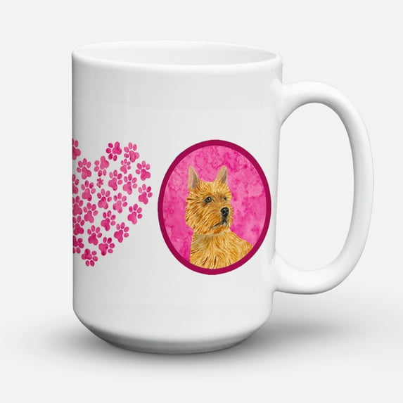 Pink Norwich Terrier Coffee Mug 15 oz