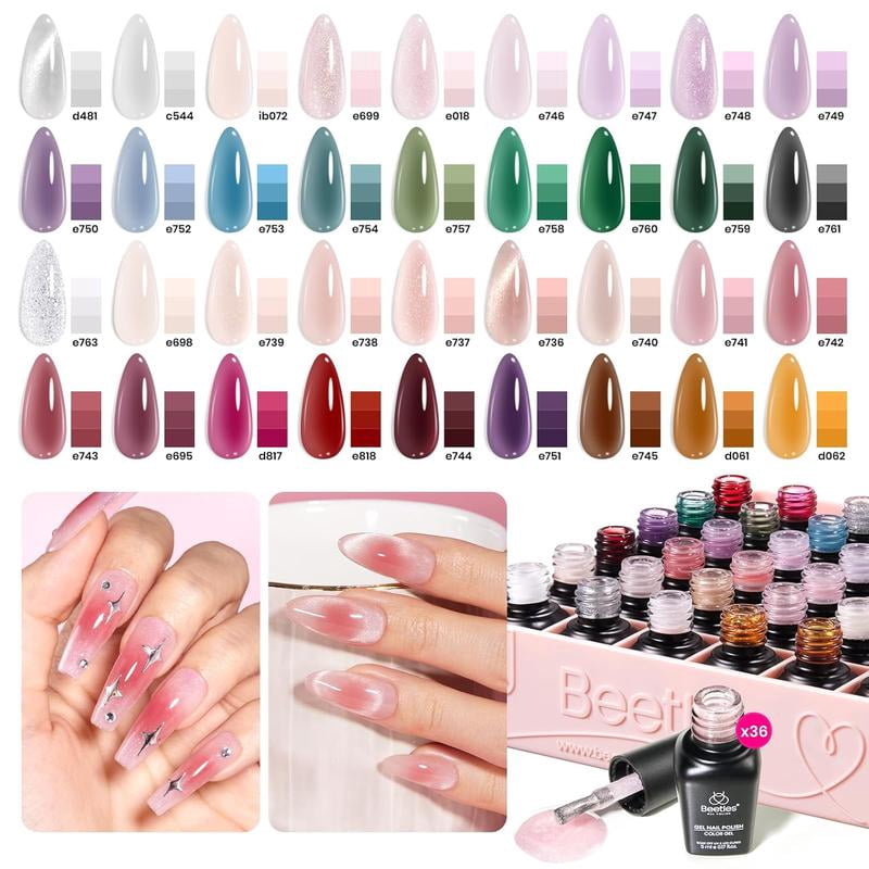 Pink Nude UV Gel Nail Polish Set Pristine Grace Classic Smooth And pink-nude-uv-gel-nail-polish-set-pristine-grace-classic-smooth-and