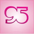 thumbnail image 1 of Pink Number 95 Cookie Cutter, 1 of 1