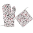 thumbnail image 1 of Pink Nurse Tool Background Oven Gloves And Pots Stand Set Oven Gloves And Pot Racks Pot Racks And Oven Gloves Set, 1 of 9