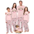 thumbnail image 1 of Pink Nutcracker Ballet Christmas Pajamas, Elegant Long Sleeve Matching Family Holiday Sleepwear, Cotton Blend, 1 of 8