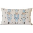 thumbnail image 1 of Pink Nutcracker Christmas Pillow Covers 12x20 Modern Farmhouse Christmas Decorations Christmas Lumbar Pillows Decorative Throw Pillows Cases Winter Holiday Decor for Couch Living Room, 1 of 6