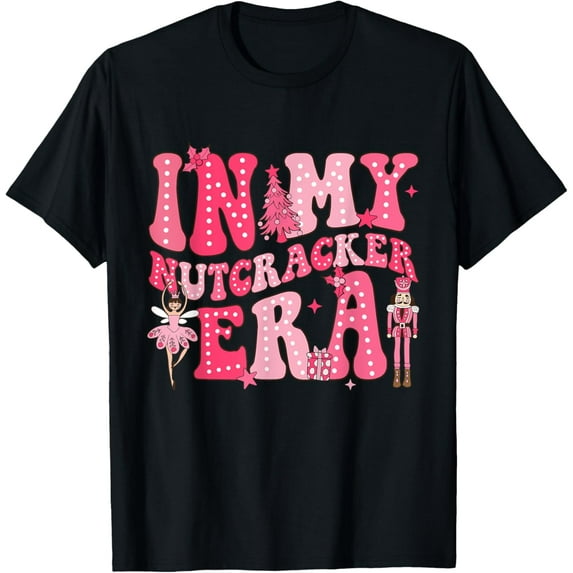 Pink Nutcracker Squad In My Nutcracker Era Christmas Women T-Shirt