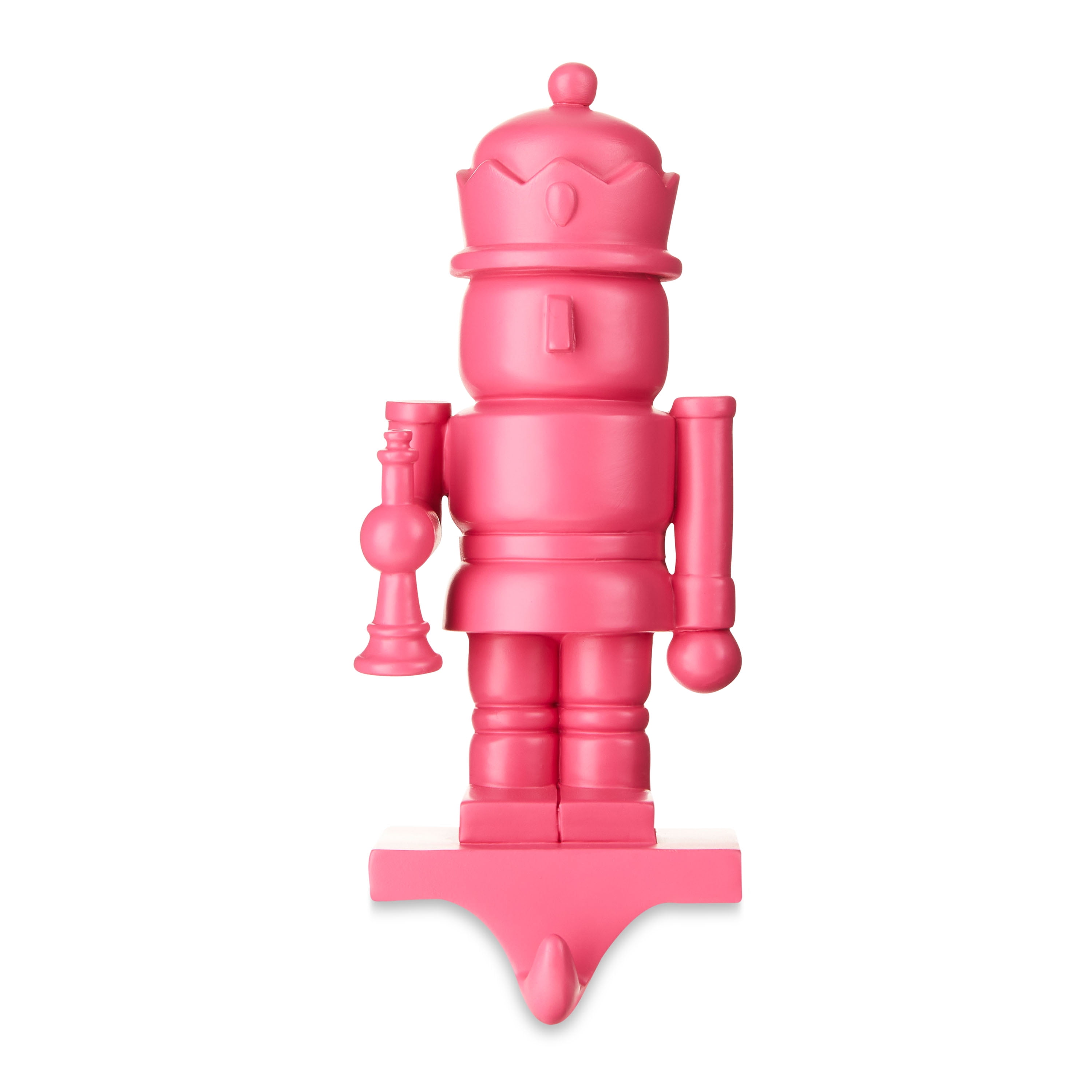 Pink Nutcracker Stocking Holder, by Holiday Time
