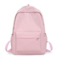 thumbnail image 1 of Pink Nylon Backpack for Women, Large Capacity Lightweight Travel Daypack 40x29x12cm, Water Resistant Casual Bookbag with Laptop Compartment for College Work Commute, 1 of 1