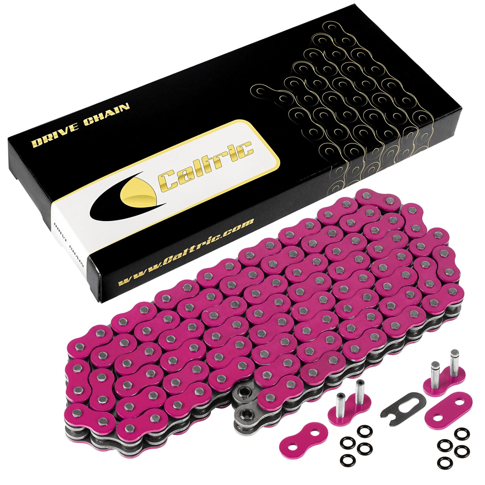 Pink O-Ring Drive Chain for Yamaha Blaster 200 YFS200 1997-2006 ...