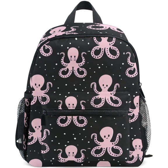 Pink Octopus Backpack Daypack Bookbag Schoolbag