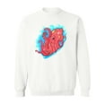 thumbnail image 1 of Pink Octopus Sweatshirt Men -Image by Shutterstock, Male Small, 1 of 4