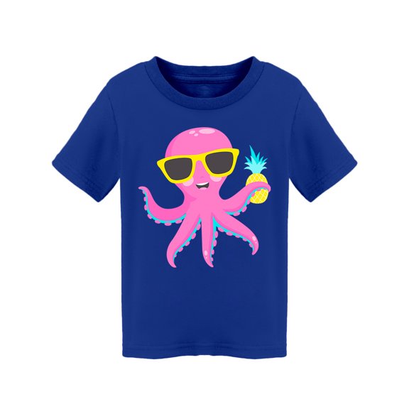 Pink Octopus With Pineapple T-Shirt Toddler -Image by Shutterstock, 5 Toddler