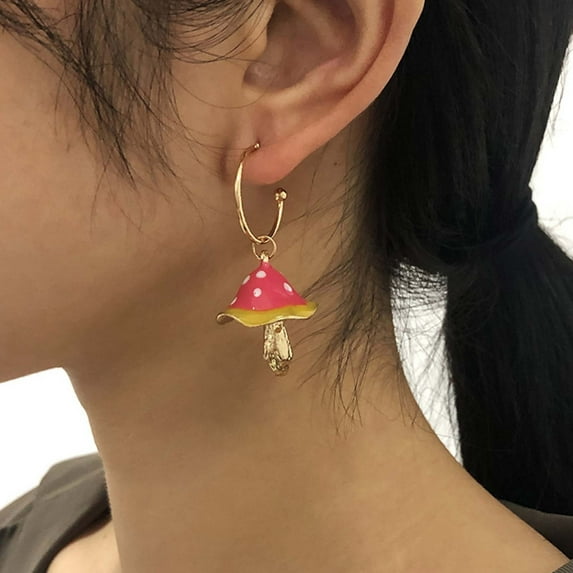 Pink Oil Drop Earrings under $5! Ke1Clo Cute Little Stud Earrings for Women Jewelry Gift