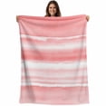 thumbnail image 1 of Pink Ombre Blanket Soft Cozy Warm Throw Blanket for Couch, Plush Fuzzy Flannel Fleece Blankets for Sofa, Modern Abstract Art Farmhouse Bed Blankets Lightweight Gifts for Women, 32"x48", 1 of 9