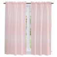 thumbnail image 1 of Pink Ombre Kitchen Curtains 63 Inch Length, Farmhouse Pink Gradient Color Aesthetic Tiers Curtains for Living Room Berdoom Bathroom, Light Filtering Drapes Window Treatment 2 Panels 42"Wx63"L, 1 of 9