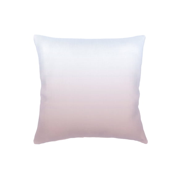 Pink Ombre Linen Pillow 20x20 Down Alternative