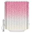 thumbnail image 1 of Pink Ombre Ocean Waves Bathroom Shower Curtains with 12 Hooks Polyester Waterproof Shower Curtain for Stalls and Bathtubs Summer Sea Coastal Decorative Bathroom Privacy Curtain 72x96 Inches, 1 of 9