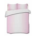 thumbnail image 1 of Pink Ombre Summer Quilt Set Twin XL Size,Soft Microfiber Quilted Bedding Set with 2 Pillow Shams,Pink White Gradient Modern Abstract Art Lightweight All Season Bedspread Coverlet for Bedroom 68"x98", 1 of 6