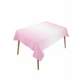 thumbnail image 1 of Pink Ombre Table Cloth, Pink White Gradient Modern Abstract Art Waterproof Tablecloth for Rectangle Tables, Reusable Washable Fabric Table Cover for Restaurant Kitchen Dining Tables 52"x70", 1 of 6