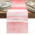thumbnail image 1 of Pink Ombre Table Runner - 48 Inch Long, Kitchen Dining Table Runner Dresser Scarves, Modern Abstract Art Farmhouse Farmhouse Decor for Coffee Tables Wedding Party Banquet, 1 of 8