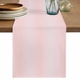 thumbnail image 1 of Pink Ombre Table Runner 72 Inches, Farmhouse Pink Gradient Color Aesthetic Bed Runner Dresser Scarves Tabletop for Indoor Outdoor Parties/Ceremony/Banquet, 18" x 72", 1 of 9