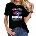 thumbnail image 1 of Pink Or Blue Mommy Loves You Baby Gender Reveal Party Shower T-Shirt, 1 of 5