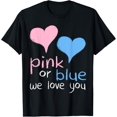 thumbnail image 1 of Pink Or Blue We Love You Baby Shower Gender Reveal Cute T-Shirt, 1 of 4