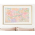 thumbnail image 1 of Pink And Orange Wall Art Horizontal Floral Painting Impressionist Pastel Colorful Flowers Print Living Room Wall Art Wall Art Large ,Decor For Living Room Bedroom, 12x18 UNFRAMED, 1 of 3