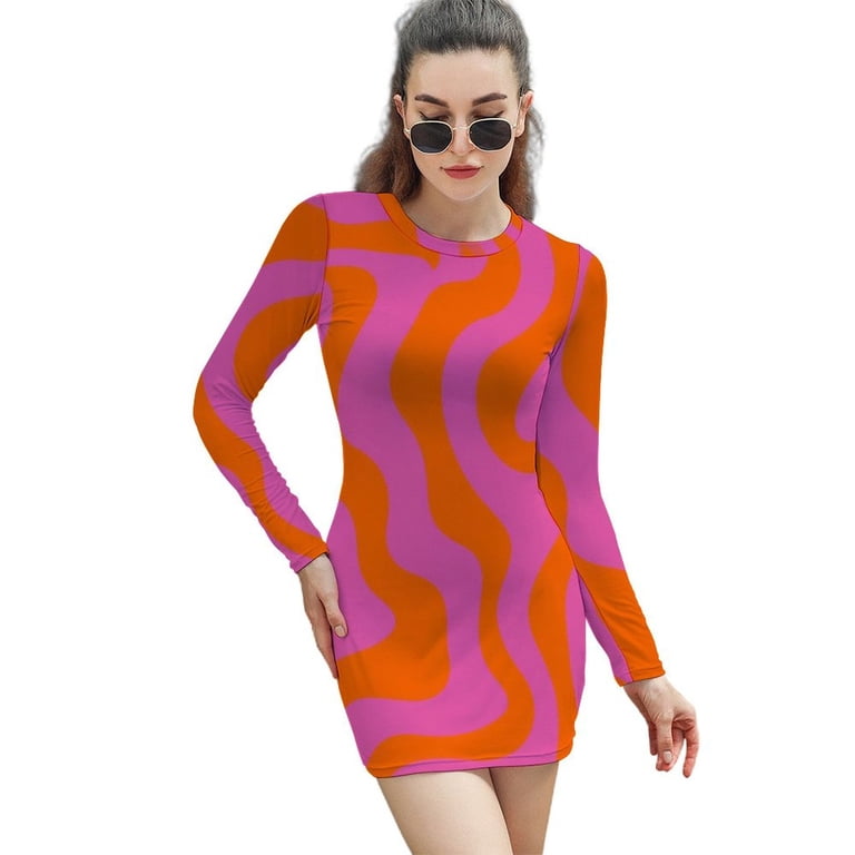 do bodycon dresses suit pear shapes Women's Long Fitted Dress W/Three Step Peplum 14 / Green & Yellow