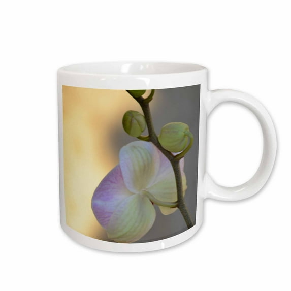 3drose, Pink Orchid Expression- Flowers- Photography, 15oz Mug