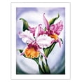 thumbnail image 1 of Pink Orchid Hawaii - Vintage Hawaiian Airbrush Art by Ted Mundorff c.1940s - Bamboo Fine Art 290gsm Paper (Unframed) 17x22in, 1 of 4