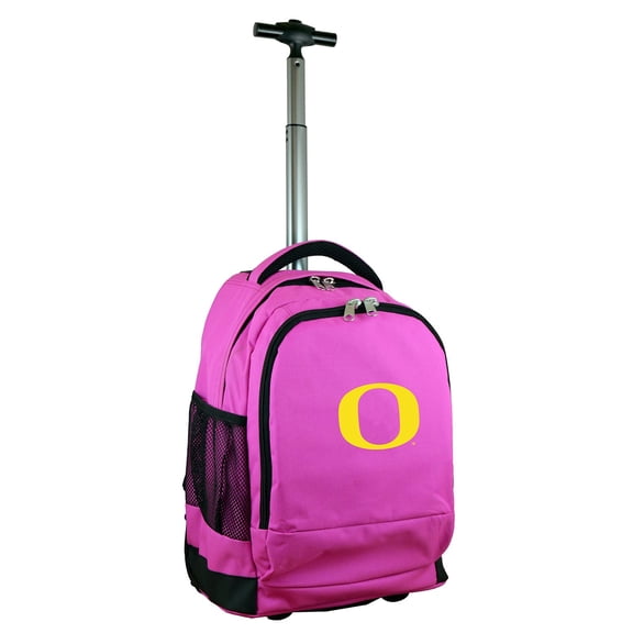 Pink Oregon Ducks 19'' Premium Wheeled Backpack