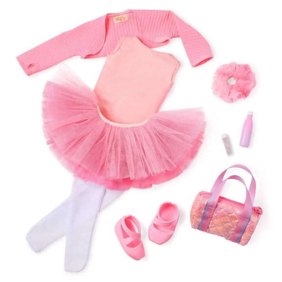 Pink Outfit and Dance Accessories for 18" Dolls