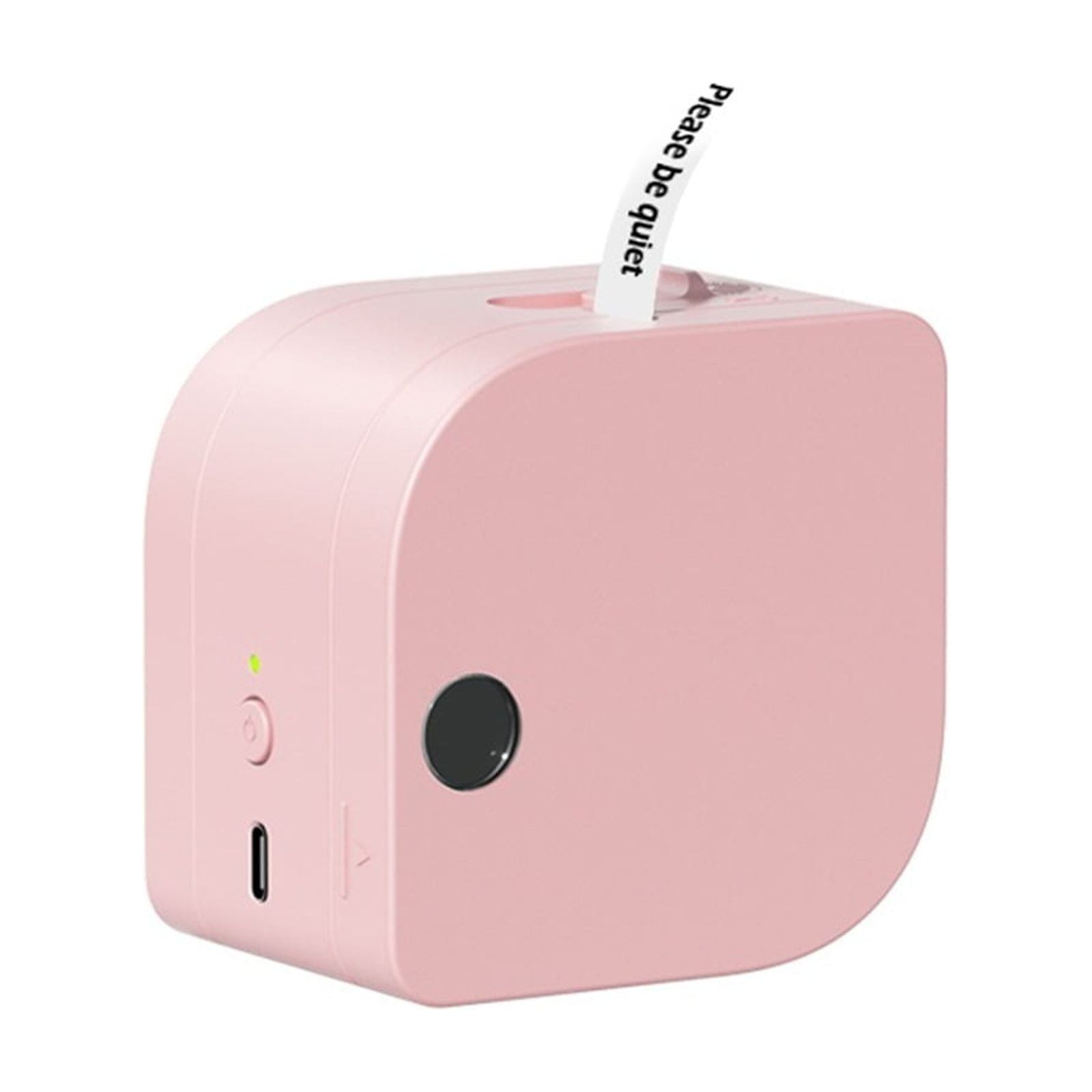 Pink P12 Pro Label Printer Bluetooth Rechargeable Label Maker Compatible 12mm 0.47" Label Tape