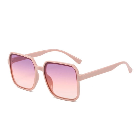 Pink PC Sunglasses with Retro Square Shape, UV-Blocking Lenses, Suitable for Unisex, Ideal for Halloween, Music Festivals and Everyday Wear