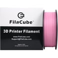 thumbnail image 1 of Pink PLA 3D Printer 1.75mm Filament - FilaCube 1.75 mm 1kg PLA 2 (PLA 2nd Generation) 3D Printing Plastic Pink Filament [Made in USA] 1kg/roll for FDM/FFF Printer and 3D Pen polylactic Acid, 1 of 8