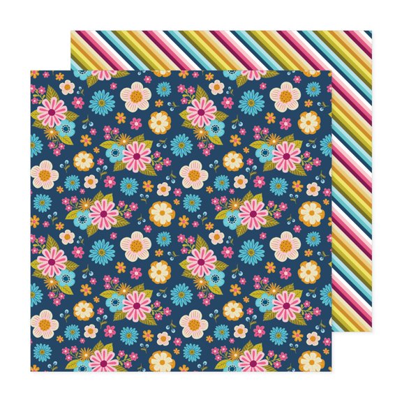 Pink Paislee Joyful Notes Double-Sided Cardstock 12"X12"-Favorite Person