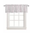 thumbnail image 1 of Pink Paisley Ethnic Linen Curtain Valance for Bedroom/Bathroom/Kitchen/Living/Dining Room Window,Traditional Oriental Boho Mandala Floral Pocket Topper Drapes Decorative Cafe Drapery Panel 42"x12", 1 of 6
