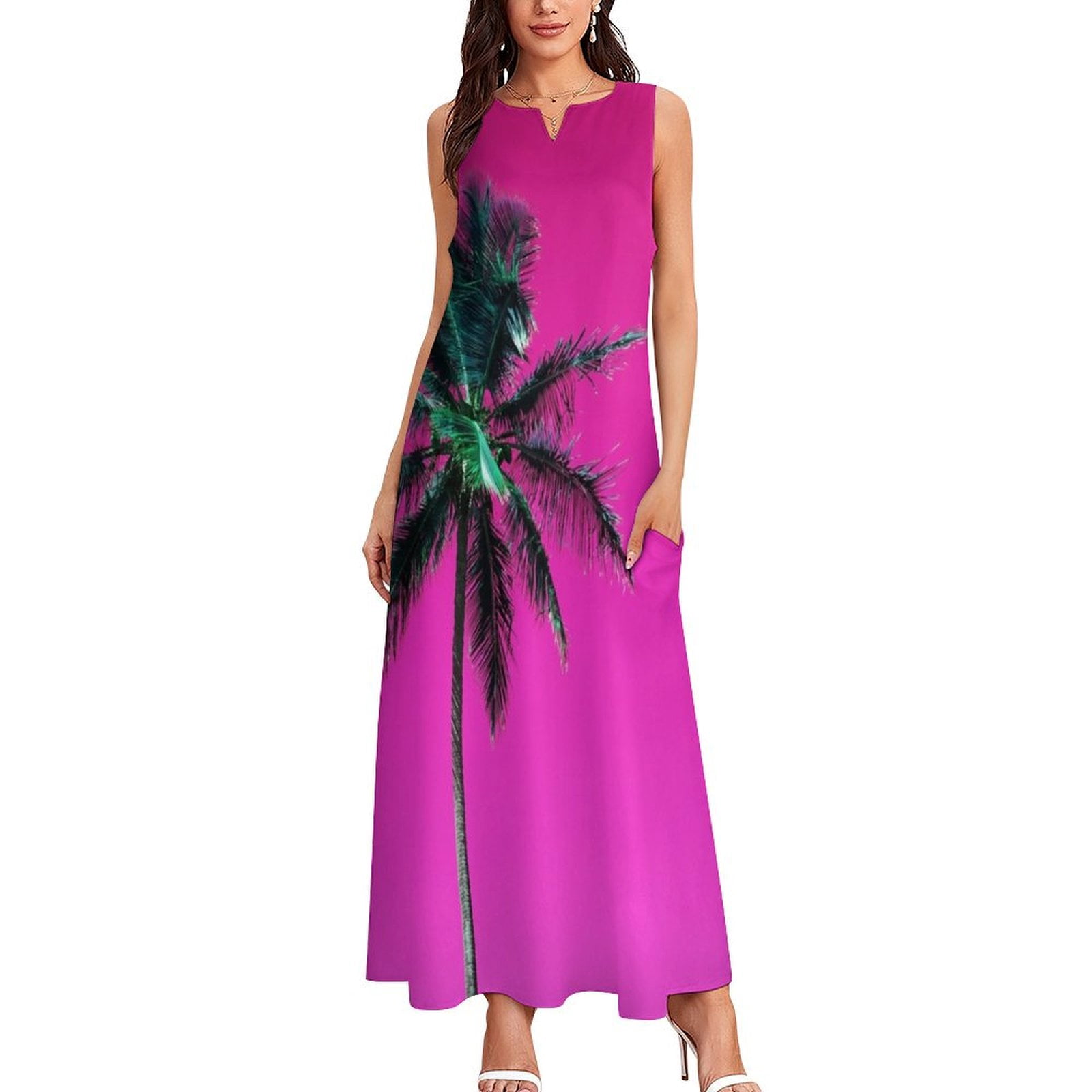 formal dresses puerto rico Dream A Little Dream Backless Maxi Dress Eggplant / S main image 1