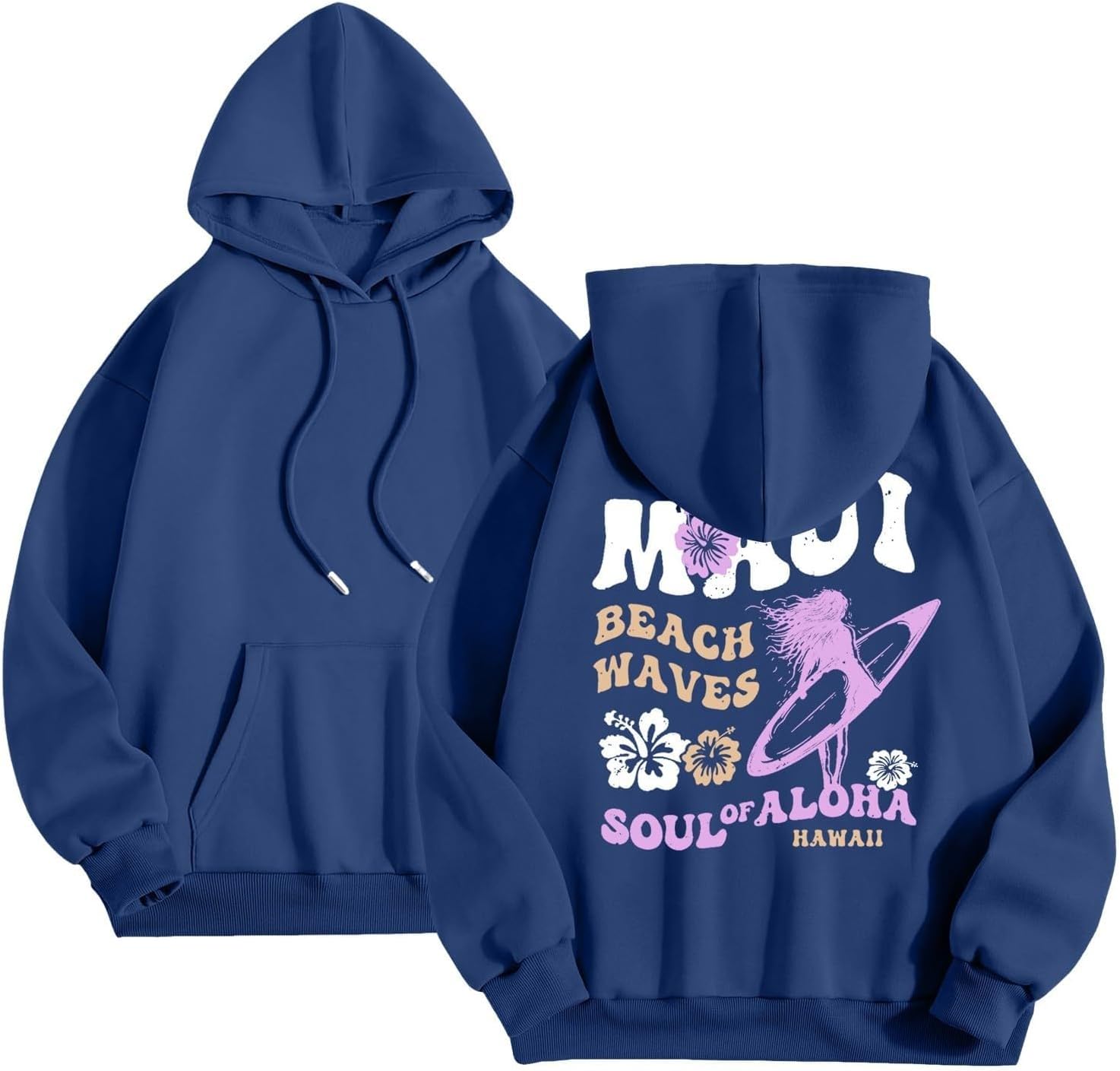 PAROSEN Cute Shark Hoodie For Women Unisex Sweatshirt Pullover Tops Long Sleeve Kawaii Animal Shark Shape Streetwear Blue At Amazon Men's Clothing Store - View #3